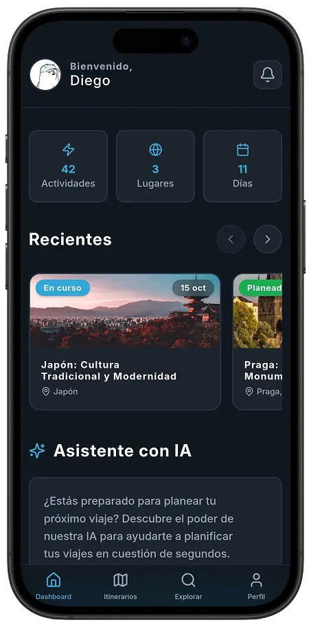 Mobile TripFlow showcase app